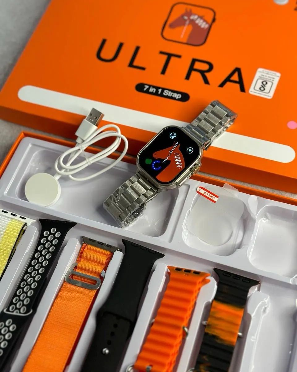 7-in-1 Ultra Strap Watch Combo